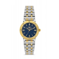 Ferro Sarı ve Gümüş Çelik Kordon Kadın Kol Saati FL43010A-D3