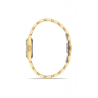 Ferro Sarı Çelik Kordon Kadın Kol Saati FL43019A-B2 3ATM Su Geçirmez 2 Yıl Garantili HediyePaketli