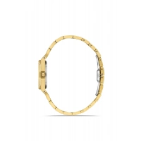 Ferro Sarı Çelik Kordon Kadın Kol Saati FL43014A-B2 3ATM Su Geçirmez 2 Yıl Garantili HediyePaketli