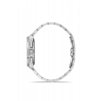 Ferro Gümüş Çelik Kordon Erkek Kol Saati FM43013A-A3 Tüm Fonksiyonlar Aktif 3 ATM Su Geçirmez