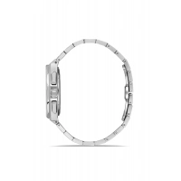 Ferro Gümüş Çelik Kordon Erkek Kol Saati FM43013A-A4 Tüm Fonksiyonlar Aktif 3 ATM Su Geçirmez