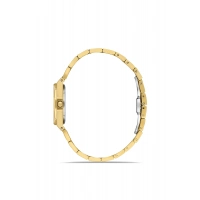 Ferro Sarı Çelik Kordon Kadın Kol Saati FL43014A-B 3ATM Su Geçirmez 2 Yıl Garantili HediyePaketli