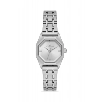 Ferro Gümüş Çelik Kordon Kadın Kol Saati FL43019A-A 3ATM Su Geçirmez 2 Yıl Garantili HediyePaketli