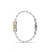 Ferro Sarı ve Gümüş Çelik Kordon Kadın Kol Saati FL43019A-D 3ATM Su Geçirmez 2 Yıl Garantili