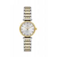 Ferro Sarı ve Gümüş Çelik Kordon Kadın Kol Saati FL43020A-D 3ATM Su Geçirmez 2 Yıl Garantili