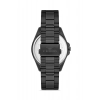 Ferro Siyah Çelik Kordon Erkek Kol Saati F11551AWT-G 3ATM Su Geçirmez 2 Yıl Garantili HediyePaketli