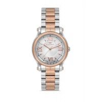 Ferro Rose ve Gümüş Çelik Kordon Kadın Kol Saati FL21478AWT-E 3ATM Su Geçirmez 2 Yıl Garantili