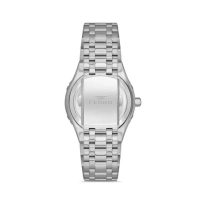 Ferro Gümüş Çelik Kordon Erkek Kol Saati F11484A-A6 3 ATM Su Geçirmez 2 Yıl Garantili Hediye Paketli