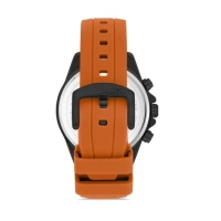 Ferro Turuncu Silikon Kordon Erkek Kol Saati FM11379DWT-ZL Fonksiyonları Aktif 3ATM Su Geçirmez