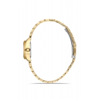 Ferro Sarı Çelik Kordon Kadın Kol Saati FL21595AWT-B 3ATM Su Geçirmez 2 Yıl Garantili HediyePaket