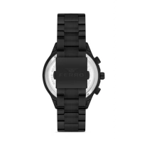 Ferro Siyah Çelik Kordon Erkek Kol Saati FM11382A-G Fonksiyonları Aktif 3ATM Su Geçirmez HediyePaket