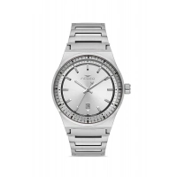 Ferro Gümüş Çelik Kordon Erkek Kol Saati F11592AWT-A 3ATM Su Geçirmez 2 Yıl Garantili HediyePaketli