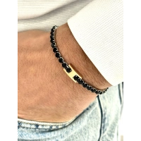 Ferro Siyah Çelik Erkek Bileklik FRJ10006A-R