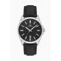 Ferro Siyah Deri Kordon Erkek Kol Saati F11779B-J2 3 ATM Su Geçirmez 2 Yıl Garantili Hediye Paketli