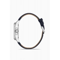 Ferro Lacivert Deri Kordon Erkek Kol Saati F11779B-L3 Su Geçirmez 2 Yıl Garantili Hediye Paketli