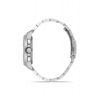 Ferro Gümüş Çelik Kordon Erkek Kol Saati FM43038A-A2 Tüm Fonksiyonlar Aktif 3ATM Su Geçirmez