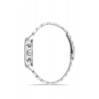 Ferro Gümüş Çelik Kordon Erkek Kol Saati FM11375A-A2 Fonksiyonları Aktif 3ATM Su Geçirmez