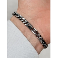 Gümüş Çelik Erkek Bileklik FRJ10174A-A 2 Yıl Garantili Hediye Paketli