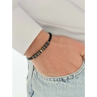 Sarı Çelik Deri Erkek Bileklik FRJ10191B-B2 2 Yıl Garantili Hediye Paketli