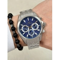 Ferro Gümüş Çelik Kordon Erkek Kol Saati FM40158A-A3 Tüm Fonksiyonlar Aktif 3 ATM Su Geçirmez