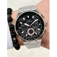 Ferro Gümüş Çelik Kordon Erkek Kol Saati FM11594A-A2 Fonksiyonları Aktif 3 ATM Su Geçirmez