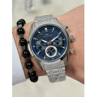 Ferro Gümüş Çelik Kordon Erkek Kol Saati FM40152A-A3 Tüm Fonksiyonlar Aktif 3 ATM Su Geçirmez