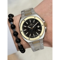 Ferro Sarı ve Gümüş Çelik Kordon Erkek Kol Saati FM40160A-D Tüm Fonksiyonlar Aktif 3 ATM Su Geçirmez