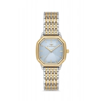 Ferro Sarı ve Gümüş Çelik Kordon Kadın Kol Saati FL21766A-D3 3ATM Su Geçirmez 2 Yıl Garantili