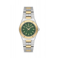 Ferro Sarı ve Gümüş Çelik Kordon Kadın Kol Saati FL21643A-D6 3ATM Su Geçirmez 2 Yıl Garantili