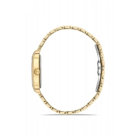 Ferro Sarı Çelik Kordon Kadın Kol Saati FL21769A-B 3ATM Su Geçirmez 2 Yıl Garantili HediyePaketli