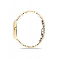 Ferro Sarı Çelik Kordon Kadın Kol Saati FL21771A-B 3ATM Su Geçirmez 2 Yıl Garantili HediyePaketli