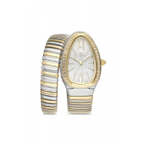 Ferro Sarı ve Gümüş Çelik Kordon Kadın Kol Saati FL40154A-D 3ATM Su Geçirmez 2 Yıl Garantili