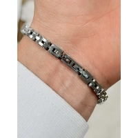 Gümüş Çelik Erkek Bileklik FRJ10163A-A 2 Yıl Garantili Hediye Paketli