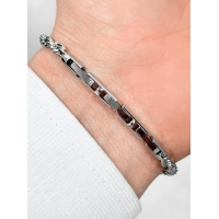 Gümüş Çelik Erkek Bileklik FRJ10166A-A 2 Yıl Garantili Hediye Paketli