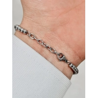 Sarı ve Gümüş Çelik Erkek Bileklik FRJ10170A-D 2 Yıl Garantili Hediye Paketli