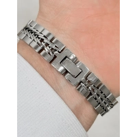 Gümüş Çelik Erkek Bileklik FRJ10171A-A 2 Yıl Garantili Hediye Paketli