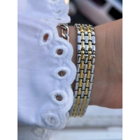 Ferro Sarı ve Gümüş Çelik Kordon Kadın Kol Saati FL21752A-D 3ATM Su Geçirmez 2 Yıl Garantili