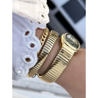 Ferro Sarı Çelik Kordon Kadın Kol Saati FL40154A-B4 3ATM Su Geçirmez 2 Yıl Garantili HediyePaketli