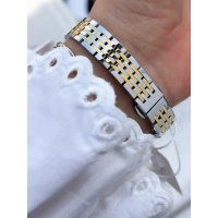 Ferro Sarı ve Gümüş Çelik Kordon Kadın Kol Saati FL88745A-D 3 ATM Su Geçirmez 2 Yıl Garantili Hediye Paketli