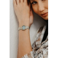 Ferro Gümüş ve Sarı Çelik Kordon Kadın Kol Saati FL21753A-D15 3ATM Su Geçirmez 2 Yıl Garantili