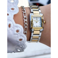 Ferro Sarı ve Gümüş Çelik Kordon Kadın Kol Saati FL88308A-D 3 ATM Su Geçirmez 2 Yıl Garantili Hediye Paketli