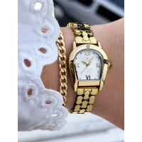 Ferro Sarı Çelik Kordon Kadın Kol Saati FL88211A-B 3 ATM Su Geçirmez 2 Yıl Garantili Hediye Paketli