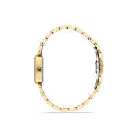 Ferro Sarı Çelik Kordon Kadın Kol Saati FM88282A-B4 2 Yıl Garantili 3 ATM Su Geçirmez Hediye Paketli