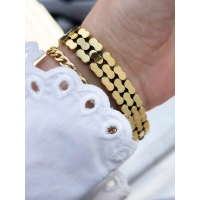 Ferro Sarı Çelik Kordon Kadın Kol Saati FM88282A-B2 2 Yıl Garantili 3 ATM Su Geçirmez Hediye Paketli