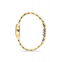 Ferro Sarı Çelik Kordon Kadın Kol Saati FM88282A-B2 2 Yıl Garantili 3 ATM Su Geçirmez Hediye Paketli