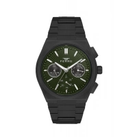 Ferro Gri Çelik Kordon Erkek Kol Saati FM11452A-V2 Fonksiyonları Aktif 3ATM Su Geçirmez HediyePaket