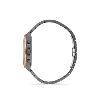 Ferro Gri Çelik Kordon Erkek Kol Saati FM43002A-V2 Tüm Fonksiyonlar Aktif 3 ATM Su Geçirmez