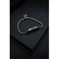 Ferro Silver Steel Mens Bracelet FRJ10003A-L