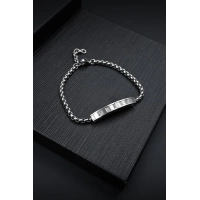 Ferro Gümüş Çelik Erkek Bileklik FRJ10004A-A