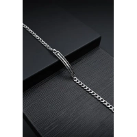 Ferro Gümüş Çelik Erkek Bileklik FRJ10018A-J